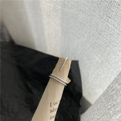 Trendy Cold Nail Ring with Unique Personality Design